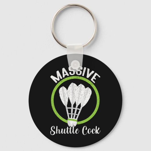 Porte-clés Mive Shuttle Funny Dminton (Recto)