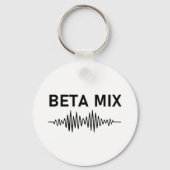 Porte-clés Mix Bêta - Forme audio (Recto)