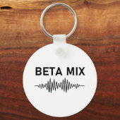Porte-clés Mix Bêta - Forme audio (Verso)