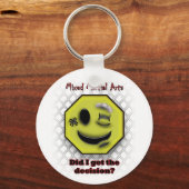 Porte-clés MIXED MARTIAL ART Smile, Ai-je obtenu la décision? (Recto)