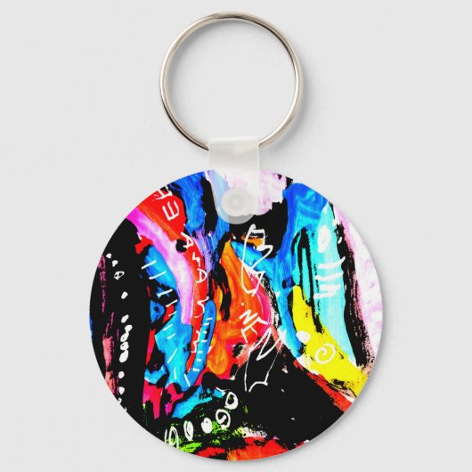 Porte-clés mixte arc-en-ciel (Recto)