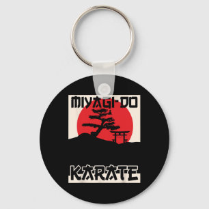 Porte-clés Miyagi-do Karate Vintage Rétro Bonsai Tree Ma