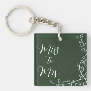 Porte-clés Mlle à Mme Porte - clé