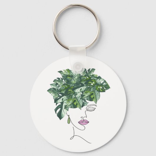 Porte-clés Mme Monstera, La Porte - clé Plante (Recto)
