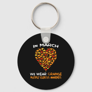 Porte-clés Mme Sclérose en plaques Marche de sensibilisation