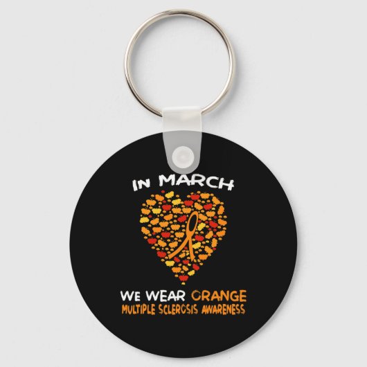 Porte-clés Mme Sclérose en plaques Marche de sensibilisation  (Recto)