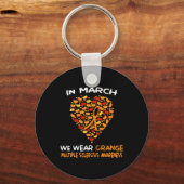 Porte-clés Mme Sclérose en plaques Marche de sensibilisation  (Recto)