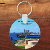 Porte-clés MOBILE, ALABAMA - Port City (Recto)