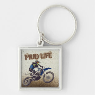 Porte-clés Mocycle Man Dirt Bike Mud Life Mud Bogging