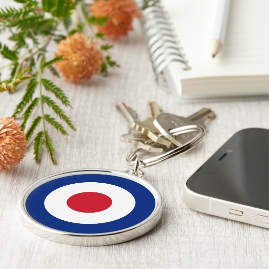 Porte-clés MOD Mode britannique Design Keyboard Scooter / Ves (Côté)