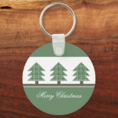 Porte-clés Mod Noël Arbres Porte - clés de vacances (Recto)