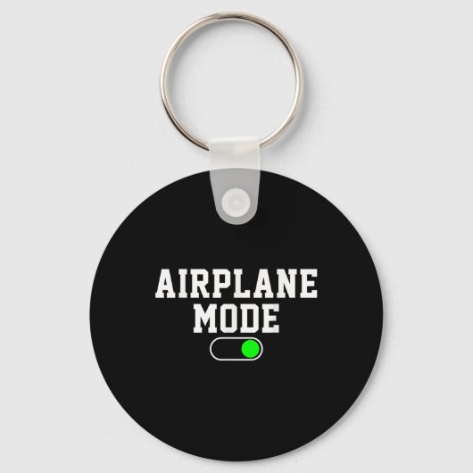 Porte-clés Mode Avion En Vacances Été (Recto)