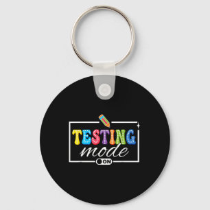 Porte-clés Mode de test amusant lors du test Thé de motivatio