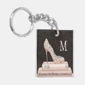 Porte-clés Mode élégante sauvage de talon haut du monogramme (Devant gauche)