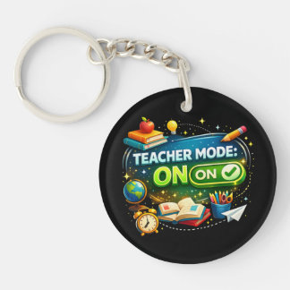 Porte-clés Mode Enseignant : ACTIVÉ – Joli design de rentrée