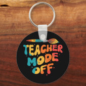 Porte-clés Mode Enseignant Dernier Jour D'école Prof D'art (Recto)