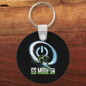 Porte-clés Mode GS activé pour le ski alpin (Recto)