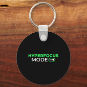 Porte-clés Mode Hyperfocus Activé Drôle de Sensibilisation à (Recto)