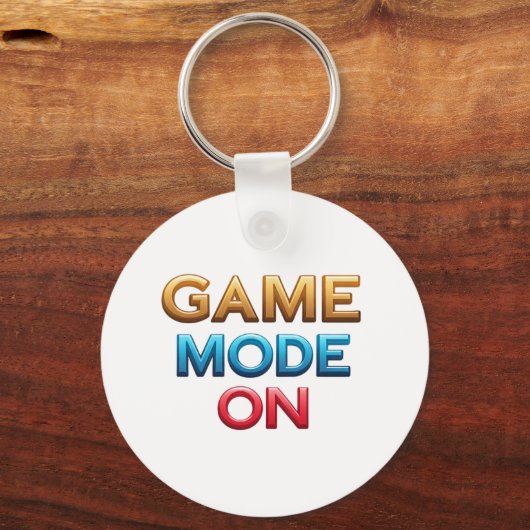 Porte-clés Mode jeu activé (Verso)