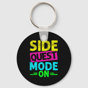 Porte-clés Mode Quête Secondaire Activé Drôle Rave Edm Festiv