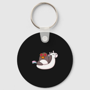 Porte-clés Mode vacances animal mignon manchot amateur famill