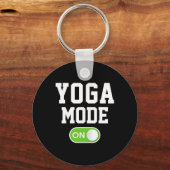Porte-clés Mode Yoga Activé Drôle Yogini Yogi (Recto)