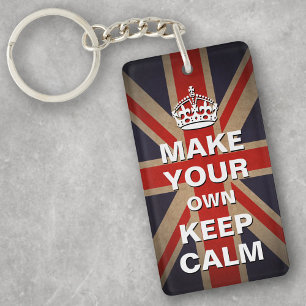 Porte-clés Modèle calme - Porte - clé Union Jack Vintage