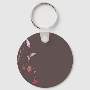 Porte-clés Modèle customizeable de brun et de rose