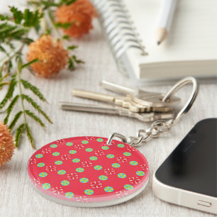 Porte-clés Modèle de charme des fêtes de Noël 03 -