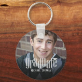 Porte-clés Modèle de conservation de photos pour diplômés mod (Recto)