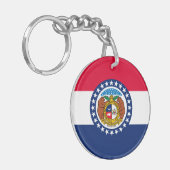 Porte-clés Modèle de drapeau d'État du Missouri (Devant gauche)