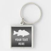 Porte-clés Modèle de large ouverture de pêche au bar (Devant)