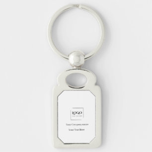 Porte-clés Modèle de logo personnalisé élégant