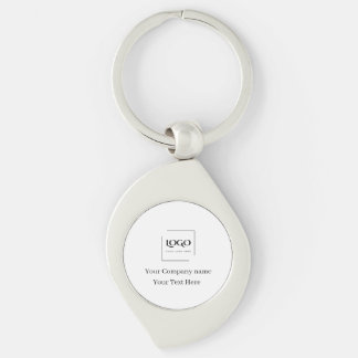 Porte-clés Modèle de logo personnalisé élégant