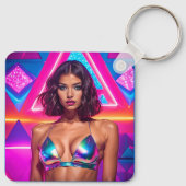 Porte-clés Modèle de maillot de bain holographique (Dos)