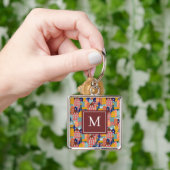 Porte-clés Modèle de maisons de ville de quartier (main)