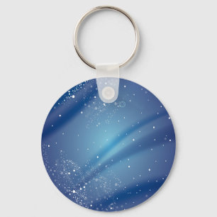 Porte-clés Modèle de nuit bleu étoilé