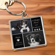 Modèle de photo de chien pour mémorial d'animal de