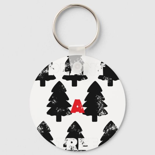 Porte-clés Modèle de plantation d'un arbre (Recto)