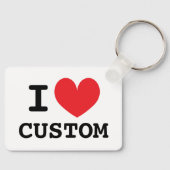 Porte-clés Modèle de porte - clé de coeur (Recto)