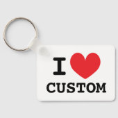 Porte-clés Modèle de porte - clé de coeur (Verso)