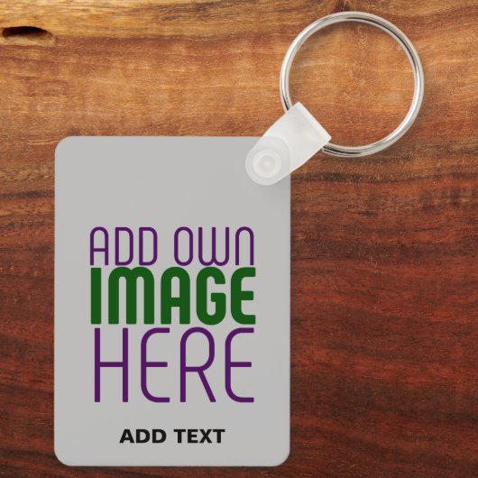 PORTE-CLÉS MODÈLE DE TEXTE D'IMAGE ASH SIMPLE MODERNE (Verso)