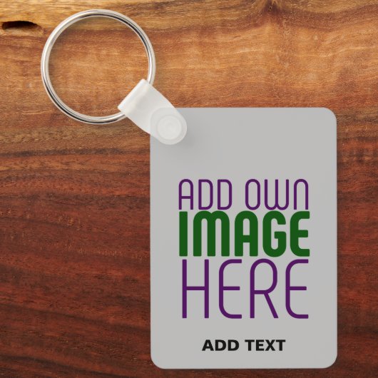PORTE-CLÉS MODÈLE DE TEXTE D'IMAGE ASH SIMPLE MODERNE (Recto)