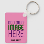 PORTE-CLÉS MODÈLE DE TEXTE D'IMAGE CHAUD MODERNE ÉDITABLE (Verso)