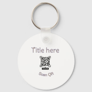 Porte-clés Modèle d'événement commercial avec scan de code Q