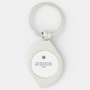 Porte-clés Modèle d'événement commercial de scan de code Q R