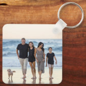 Porte-clés Modèle double face photo de famille customisé 2 (Verso)