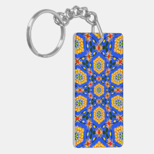 Porte-clés Modèle floral esthétique