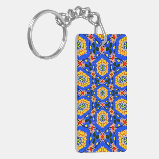 Porte-clés Modèle floral esthétique (Devant gauche)