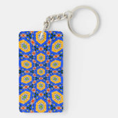 Porte-clés Modèle floral esthétique (Dos)